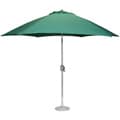Aluminum Green 9-foot Outdoor Market Umbrella with Crank and Auto-tilt