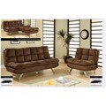 Morina 2-piece Microfiber Sofa/ Sofabed and Chair Set