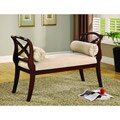 Bella Elegance Espresso Sette Bench