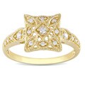 10k Yellow Gold 1/6ct TDW Diamond Fashion Ring (G-H, I2-I3)