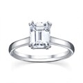 14k White Gold 1ct TDW Diamond Solitaire Engagement Ring (I, SI1)