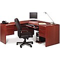 Bestar Willow Creek II L-shaped Workstation Kit