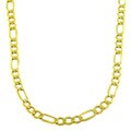 10k Yellow Gold Figaro Necklace
