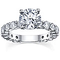 18k White Gold 3 1/6ct TDW Diamond Engagement Ring (G-H, SI1-SI2)