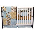 Trend Lab Teal Bubbles 6-piece Crib Bedding Set