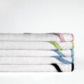 Contrast Trim Baby Hooded Towels (Set of 2)