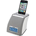 iHome White iP21 App-Enhanced Spacesaver Alarm Clock with AM/FM Tuner and iPod/iPhone Dock
