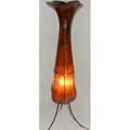 Moroccan Flower Leather Lamp (Morocco)
