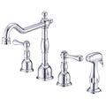 Opulence Chrome Double-handle Kitchen Faucet