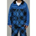 Pipeline Men's Royce Blue Plaid Snow Jacket