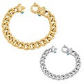 Fremada Turquoise-detailed 7.5-inch Curb Bracelet