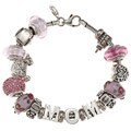 Signature Moments Sterling Silver Love My Mom Theme Bracelet
