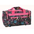 Rockland Bel-Air 19-inch Peace Sign Carry On Duffel Bag