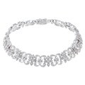 La Preciosa Sterling Silver Cubic Zirconia Link Bracelet