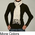 Betsey Johnson Crystal-embellished Cable Scarf