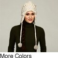 Betsey Johnson Crystal-embellished Cable Hat