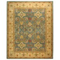 Handmade Legacy Light Blue Wool Rug (12' x 18')