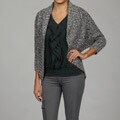 Razzle Dazzle Women's Open Bolero Weave Cardigan Sweater
