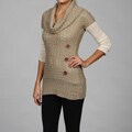 Razzle Dazzle Women's Cowl Neck Tunic Sweater
