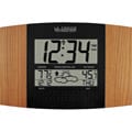 La Crosse Technology WS-8157OAK-IT Atomic Clock with Weather Forecast