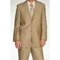 Ferrecci Men's 2-button Sand Linen Suit