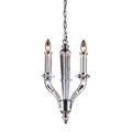 Polished Chrome 3-light Chandelier