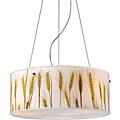 Wheat Polished Chrome 3-light Pendant