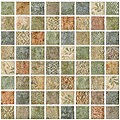 SomerTile 7.75x7.75-inch Mosaico Lumine Decor Ceramic Wall Tiles (Pack of 10)