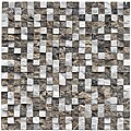 SomerTile 12x12-inch Griselda Chiseled 0.5-inch Sand Charcoal Natural Stone Mosaic Tiles (Pack of 9)