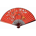 Silk Medium Birds on Tree Wall Fan (China)