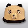 Hand Crocheted Cotton Toddler Bear Hat (Indonesia)