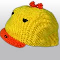 Toddler's Cotton Crocheted Duck Hat (Indonesia)