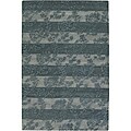 Hand-tufted Blue Floral Estella Wool Rug (5' x 7'6)