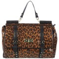 Steve Madden Large Animal Print Satchel Handbag