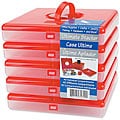 Ultimate Stacker Red Square Boxes (Pack of 5)