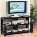Modern Black Tinted Glass 48-inch TV Console