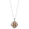 14k White Gold Smokey Quartz Necklace