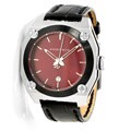 Android Men's Burgundy 'Silverjet' watch