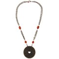 Charming Life Chinese Zodiac Carnelian 24-inch Necklace