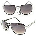 SWG Men's 7189 Black Aviator Sunglasses