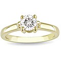 14k Yellow Gold 3/4ct TDW Diamond Solitaire Ring (G-H, I1-I2)