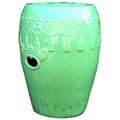 Hanging Tassel Green Apple Ceramic Stool