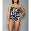Jantzen Women's One-Piece Black Bandeau Swimsuit