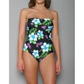 Jantzen Women's Black One-Piece Bandeau Swimsuit