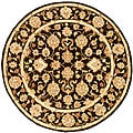 Hand-tufted Kayden Brown Wool Rug (6' Round)