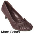 Glaze by Journee Co Women's 'Brisk-1' Pleated Detail Heels