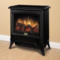 Dimplex Metal/ Glass Electric Flame Compact Stove