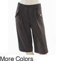 Spiegel Women's Drawstring Cotton-blend Safari Shorts