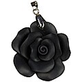Midnight Garden Black Rose Acrylic Pendant