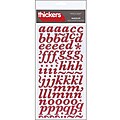 Thickers Printed Marquise Crimson Chipboard Stickers
